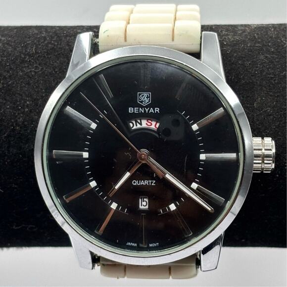 Silver Benyar Men's Watch - Picture 1 of 5